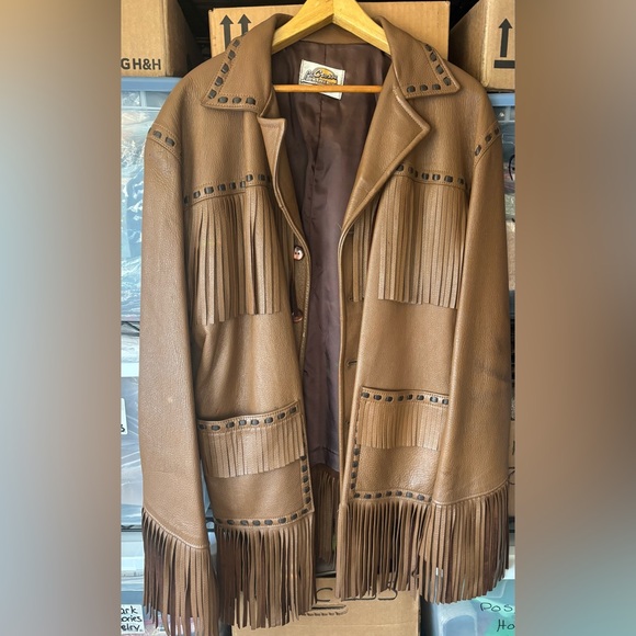 Lacrosse Leather & Fur Other - Lacrosse Leather Vintage Buckskin Fringe Jacket